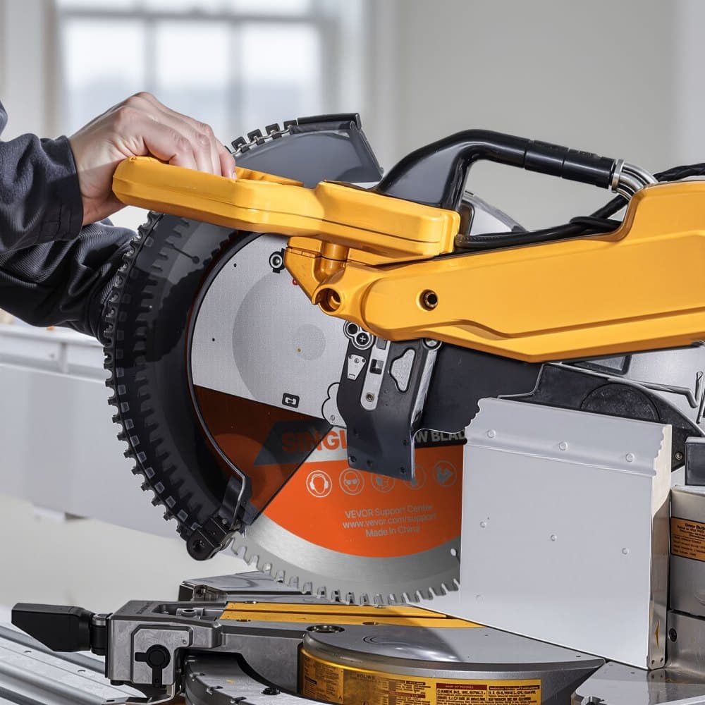 Pílový kotúč na okružnú pílu, priemer 305 mm, 100 ostrých zliatinových zubov, upínanie 25,4 mm, jemná úprava, hliníkový rezný kotúč pre okružnú pílu, s tepelnými vetracími otvormi tlmiacimi hluk, na rezanie ocele a kovu