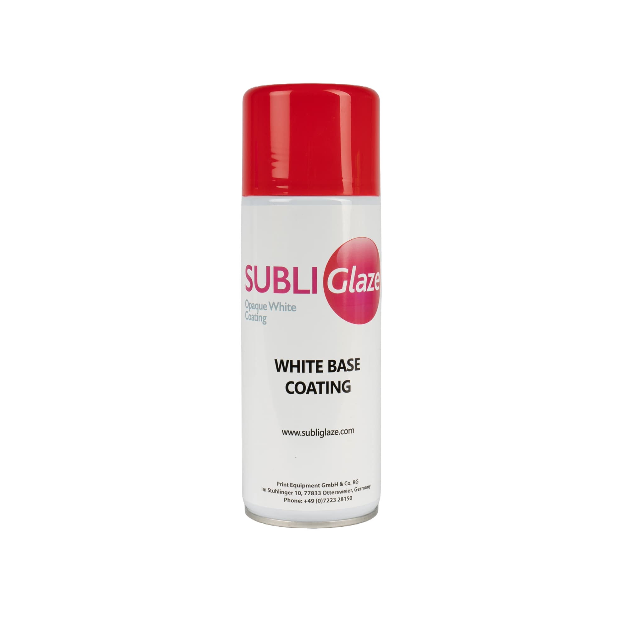 Subli Glaze nepriehľadná biela báza na sublimáciu, sprej 400 ml, červená