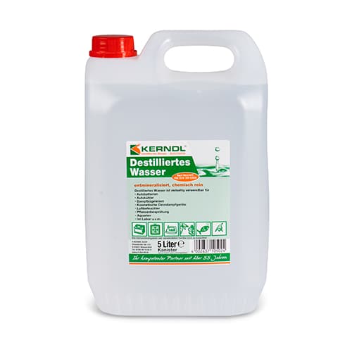 Destilovaná voda, 5-litrový kanister