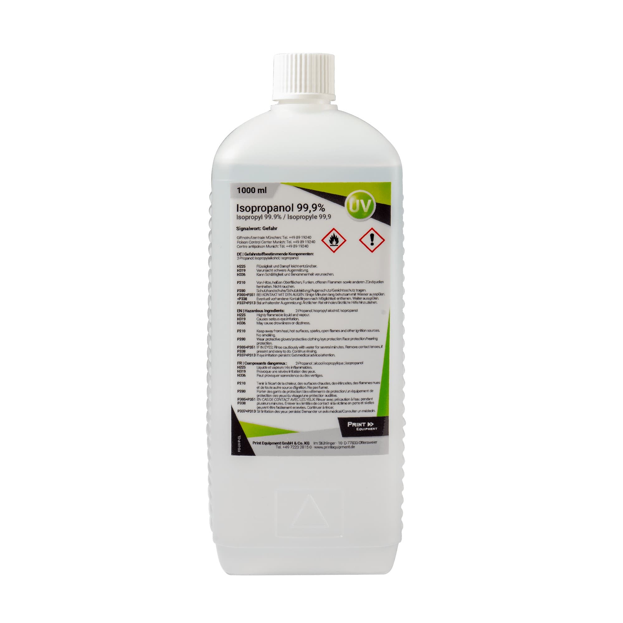 Izopropanol 99,9 %, fľaša 1,000 ml, pre XPJ 461UF/661UF, 1462UF