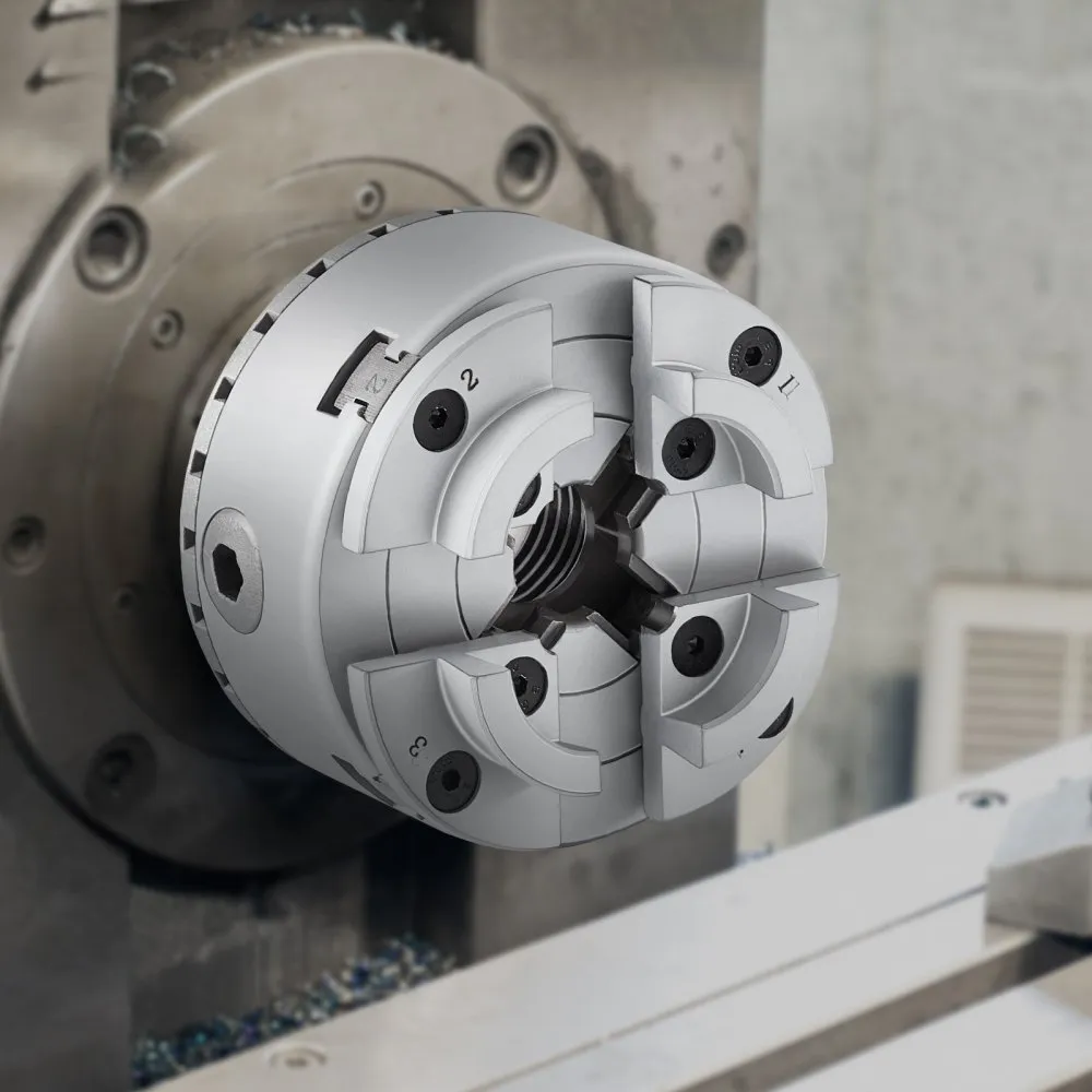 Sústružnícke skľučovadlo KP2-3/4, 4-čeľusťové s priemerom 2,75", kovové sústružnícke skľučovadlo, príslušenstvo pre sústruhy, samostrediaci nástroj, pre sústruhy, presné obrábanie, brúsky, frézky