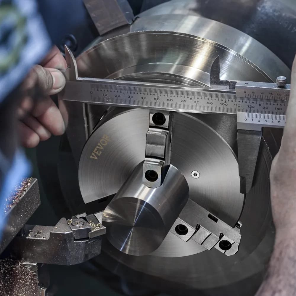 3-čeľusťové skľučovadlo sústruhu, 8'', samostrediace skľučovadlo sústruhu, upínací rozsah 0,16-8 palca/4-200 mm s upevňovacími skrutkami s T-kľúčom, imbusovým kľúčom, pre sústruh, 3D tlačiareň, obrábacie centrá, frézky, vŕtačky