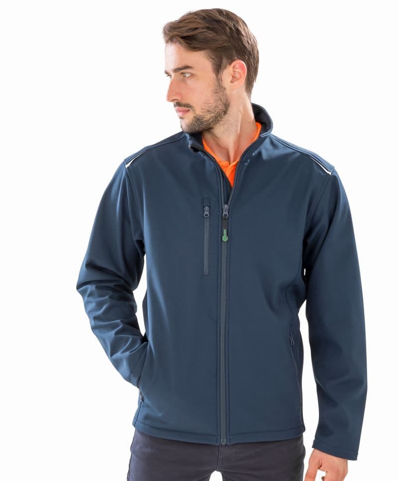 Result Recycled | R 900M - Pánská 3-vrstvá softshell bunda "Printable"