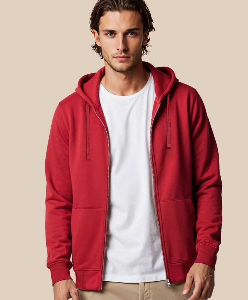 Untagged Movement | OCS RCS Full Zip Hoodie - Unisex mikina s kapucí z těžké bavlny