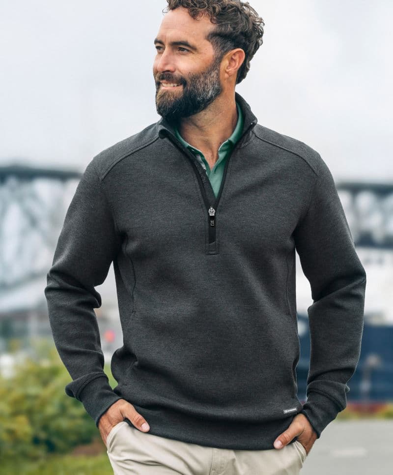 Cutter & Buck | Pemberton Half Zip Men - Pánska mikina s 1/4 zipem